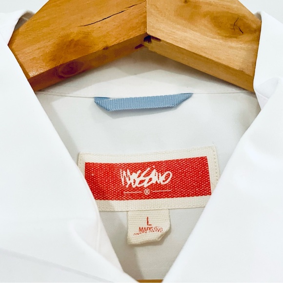 Mossimo Vintage Men's White Long Sleeve Shirt Size Large - Picture 2 of 8